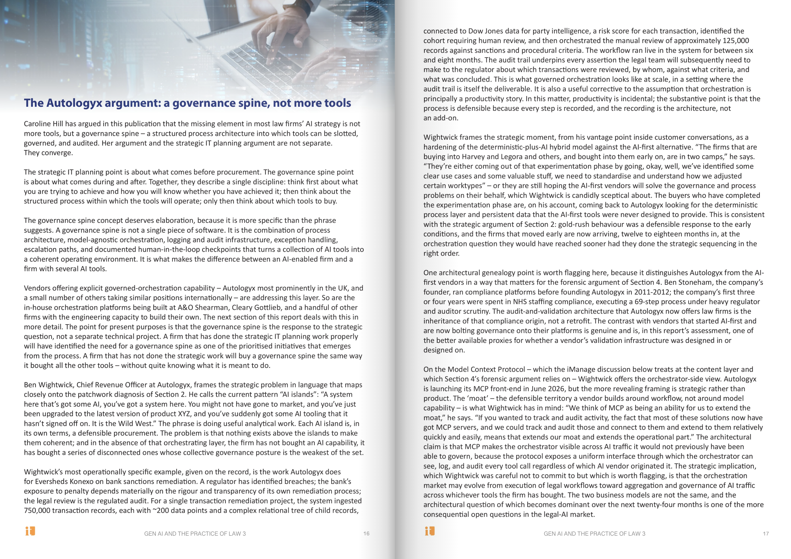 Autologyx argument in Legal IT Insider report